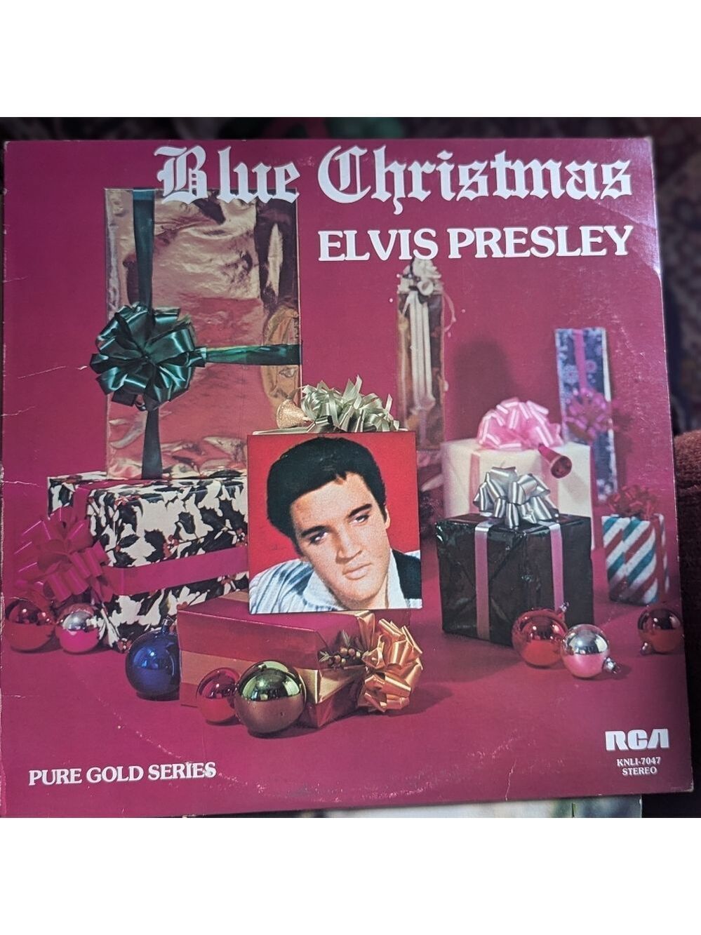 ✌🏼2/$20✌🏼Elvis Presley "Blue Christmas" 1976 LP